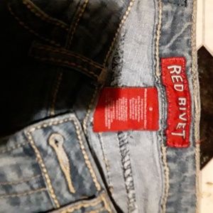 Red Rivet Jeans size 3